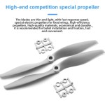 Gemfan Genuine Propellers for Airplanes Models 6x4 7x5 8x4 8x6 9x6 10x7 12x6 Plastic Motor Power Bag Packaging